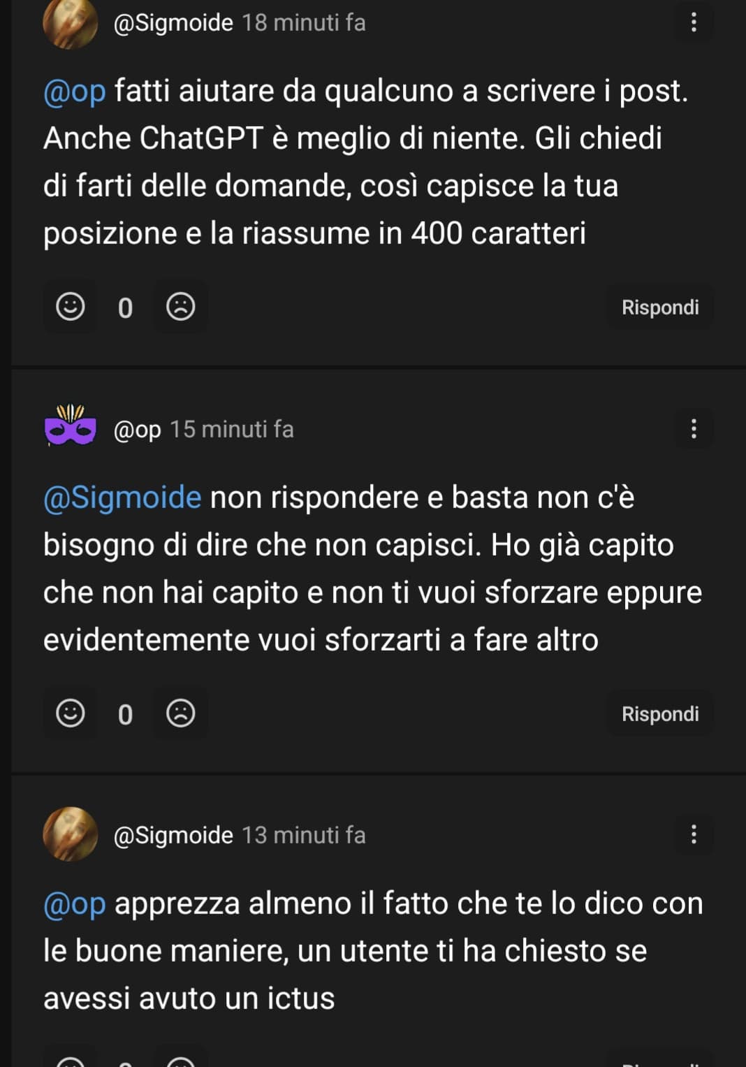 Sto ridendo come un falco