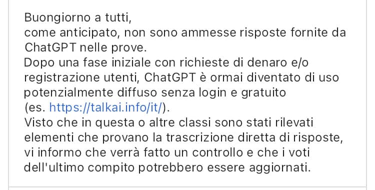 sapete cosa intende dal secondo punto fino al link?