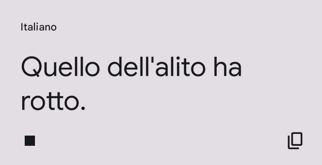 Pure il traduttore ne ha pieni i coglioni 