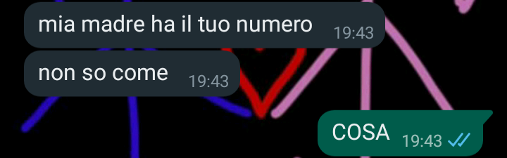 Questo va nella top 3 messaggi più inquietanti