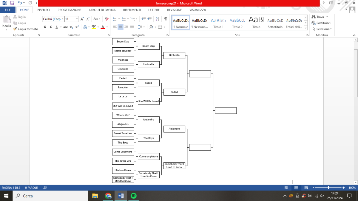 Secondo round: Alejandro - Lady Gaga vs Somebody That I Used to Know - Gotye, Kimbra 