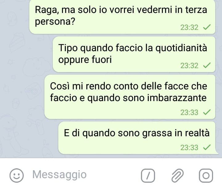 Sono l'unica con questa insicurezza?