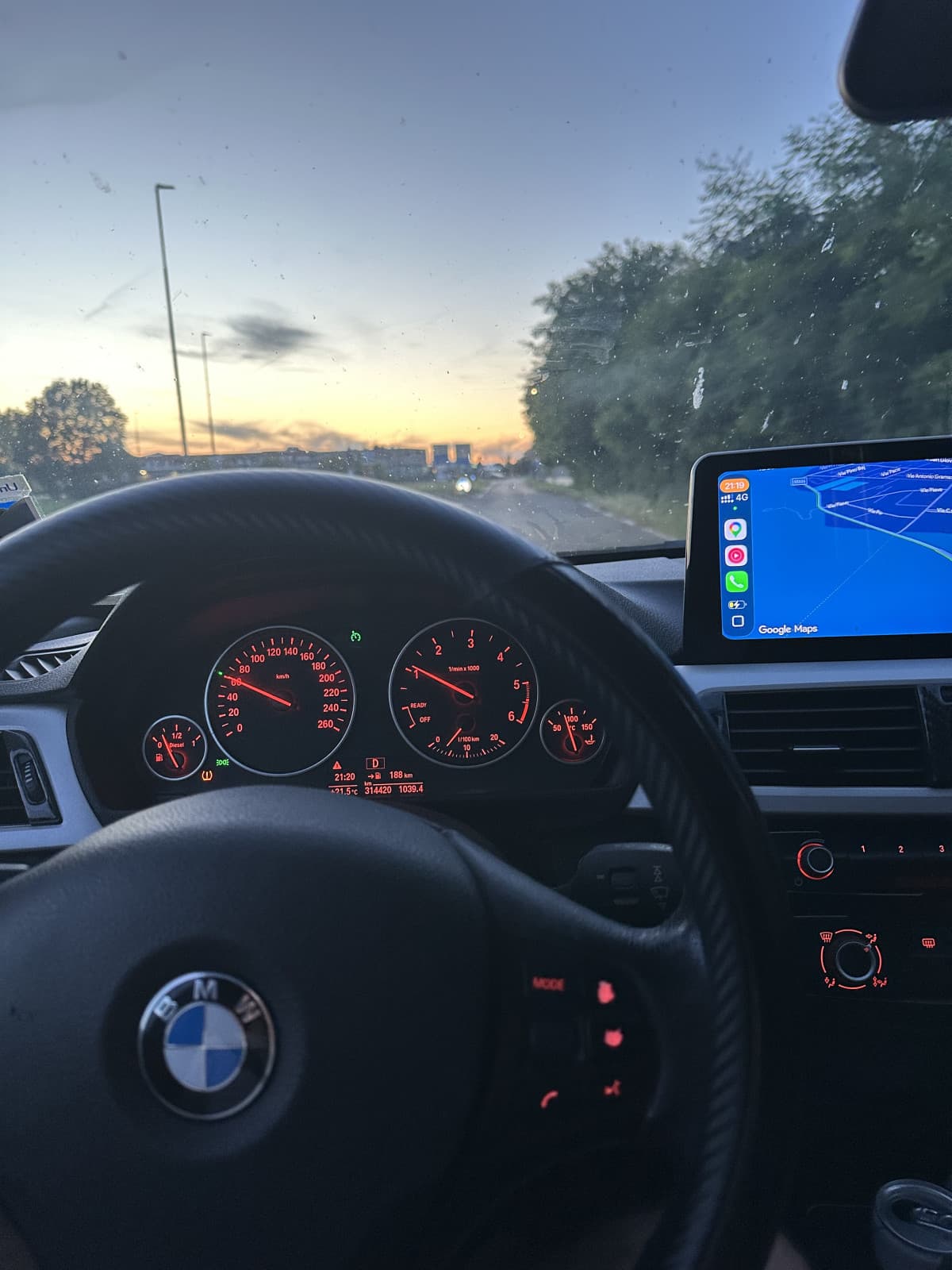 noia… mi tocca sprecare benzina per niente 
