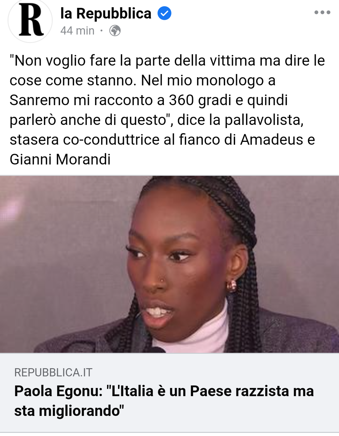 Discorsi come questi li ho sempre trovati ritardati