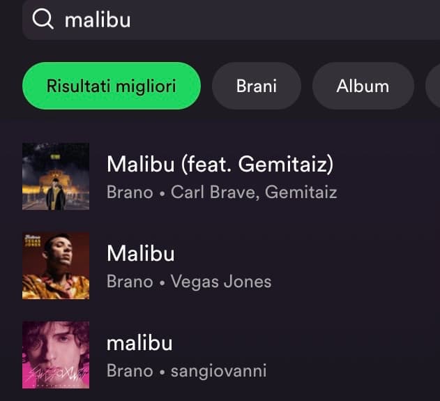 la ''malibu'' giusta e' solo una, quale?