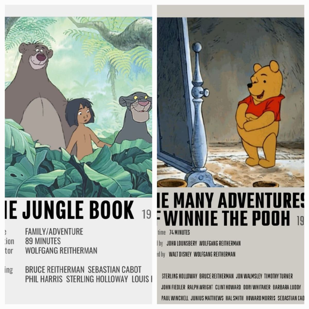 TORNEO CARTONI ANIMATI 13) il libro della giungla or winnie the pooh