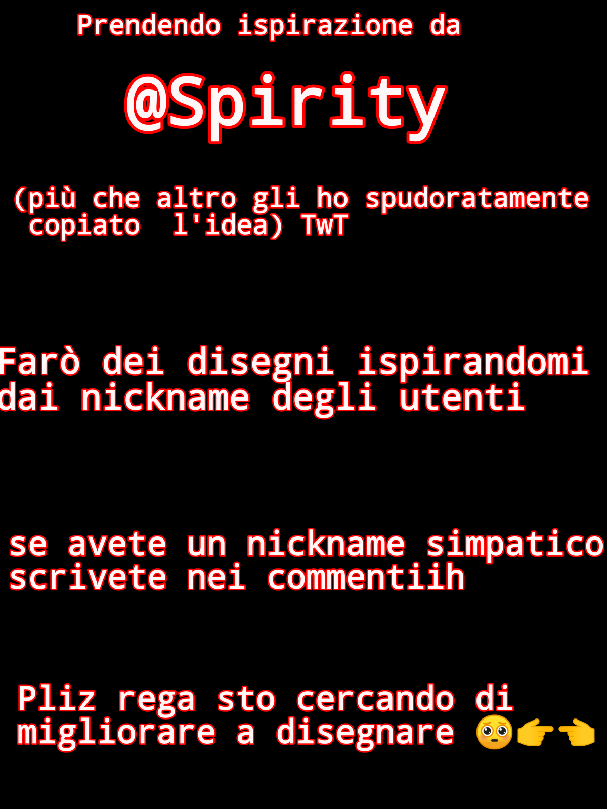 Sempre se a @Spirity va bene sennò evito???