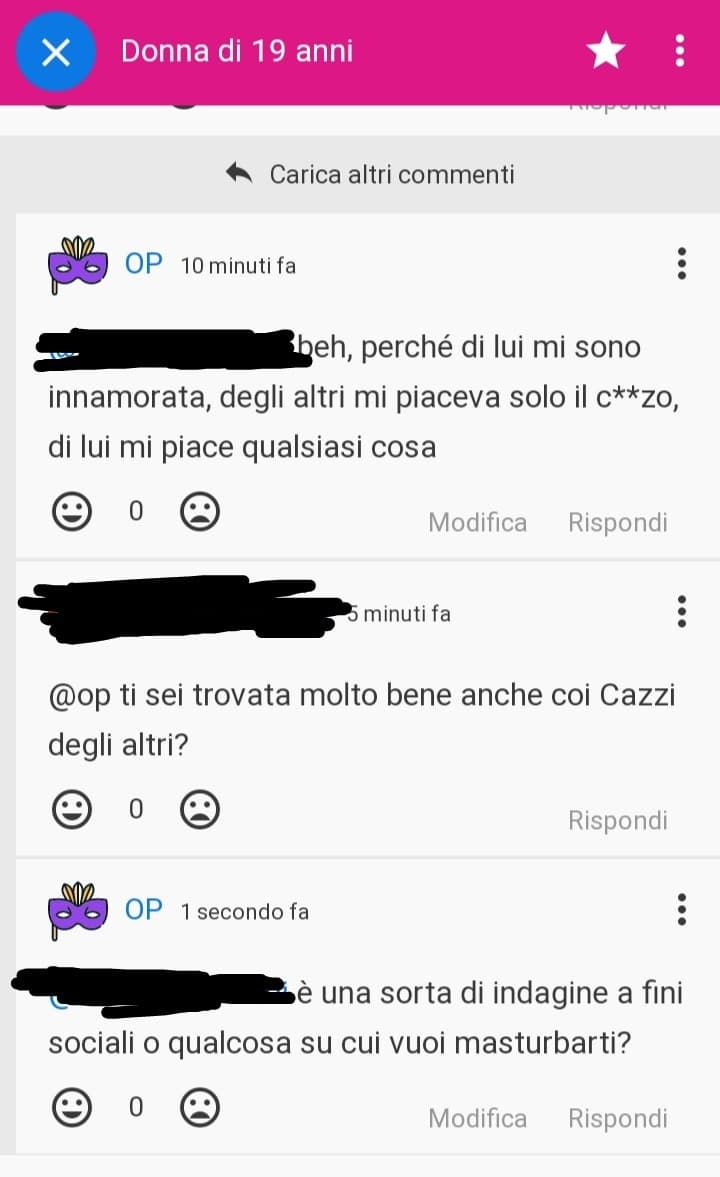 Sicuramente è uno studioso e vuole capire la mia condizione, voi che dite? 