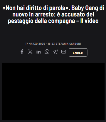 Se l'avesse fatto un italiano, le femministe sarebbero già in piazza a protestare contro il patriarcato... invece silenzio