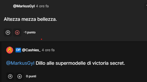 Il bro è alto 1,65m