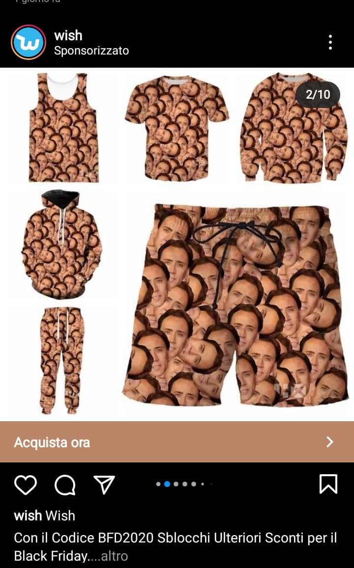 Ma chi cazzo dovrebbe comprarsi sti vestiti? ?