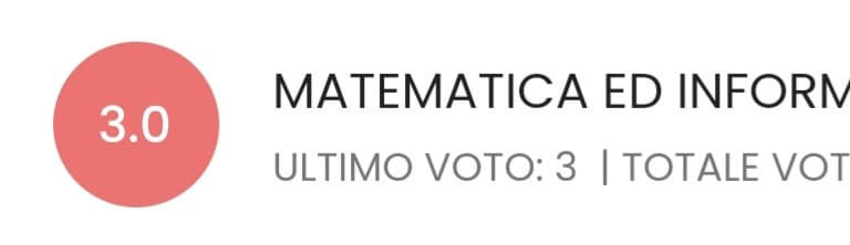 secondo voi la riesco a recuperare la media del tre in matematica in un mese? contate che nell'ultima verifica ho preso 3,5 (non l'ha ancora caricato)