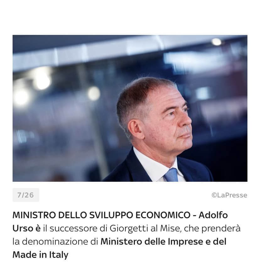 Non finirò mai di criticare/prendere in giro i nomi dati ai ministeri