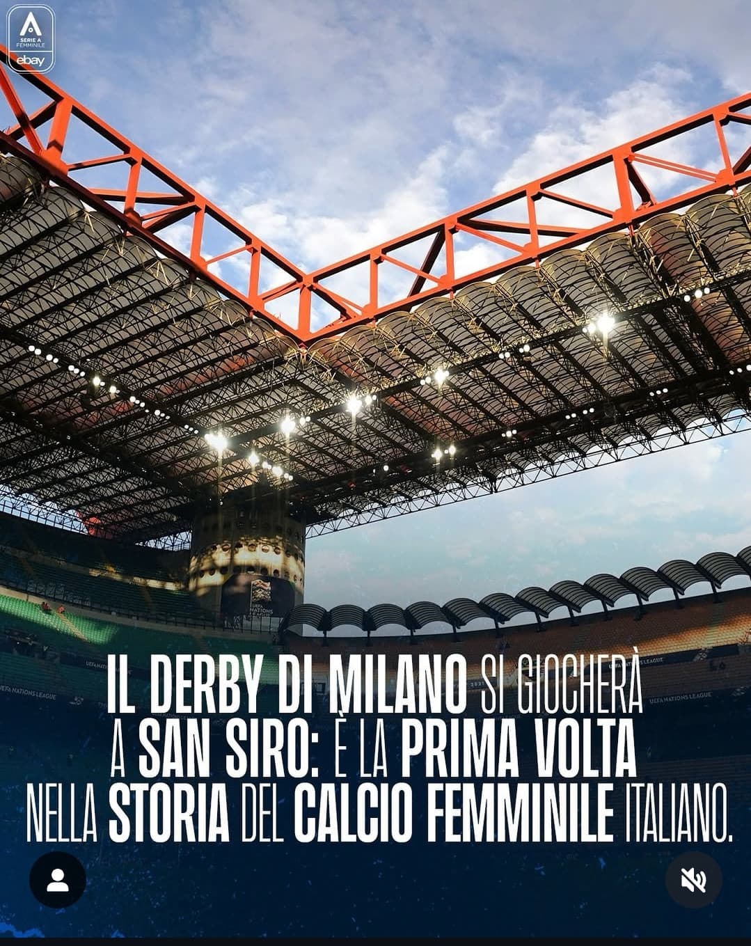 Luci a San Siro, ma questa volta, al femminile.