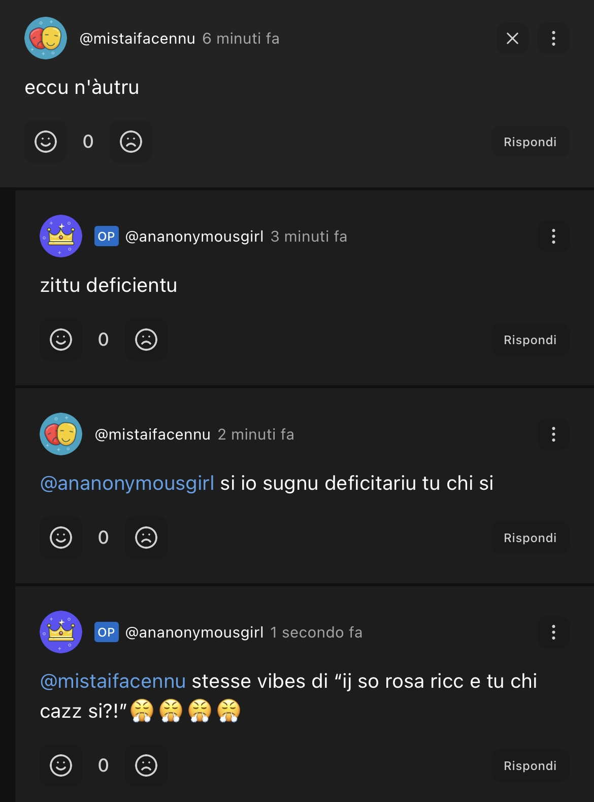 l’iniziu diu unu grandu storiu d’amoru🤧