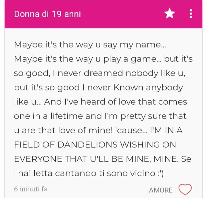 Madonna, è una delle mie canzoni preferite quando ho voglia di deprimermi per una persona