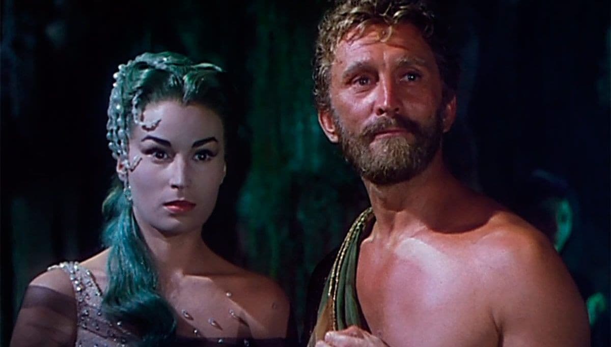 Oggi mi è capitato di vedere Ulisse del 1954 in TV, l'attore è Kirk Douglas, padre di Michael Douglas