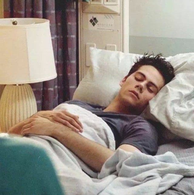 Anche quando dorme é sempre figo Dylan