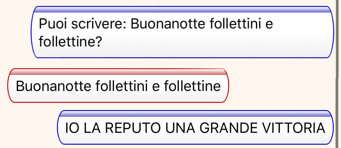 AMMETTE CHE VI SONO MANCATI I SALUTI 