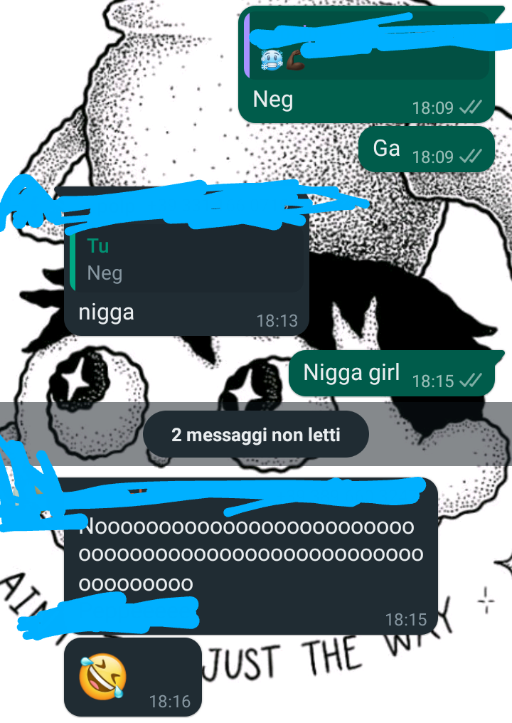 Una normalissima conversazione tra compagni di classe