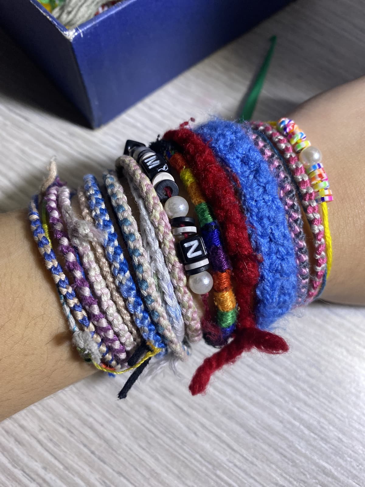 volevo flexare i miei braccialetti ? io in love per loro