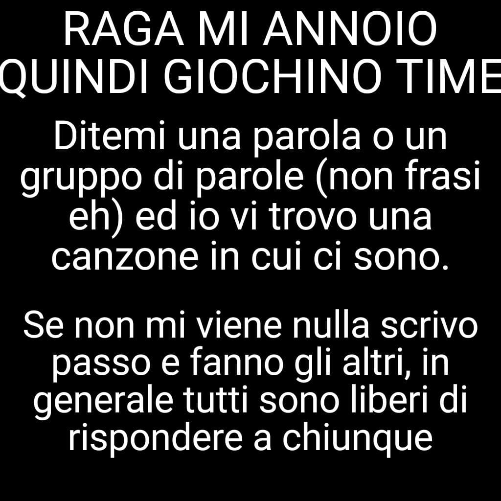 La parte divertente sta nel trovare canzoni con parole improbabili tipo "cloroformio"