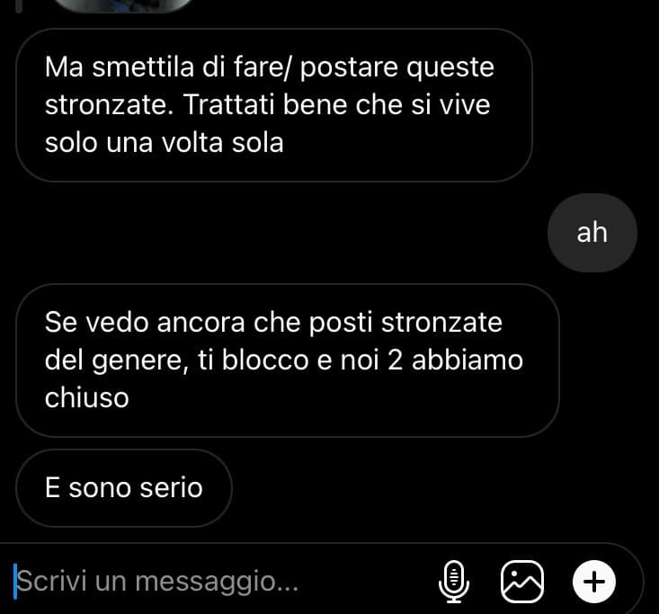 è leggermente arrabbiato con me