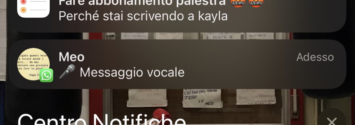 Mai aperto una notifica così in fregta 