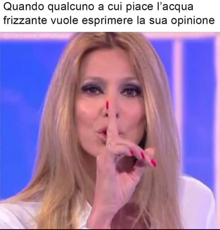 Che carini che siete quando pensate di avere diritto di opinione??