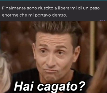 Vi sblocco un meme ricordo