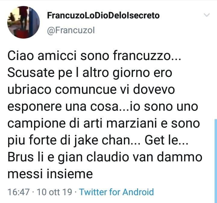 Frankuzo Lee fanz "Dalla kalabria cu' fiorino ammetano" 