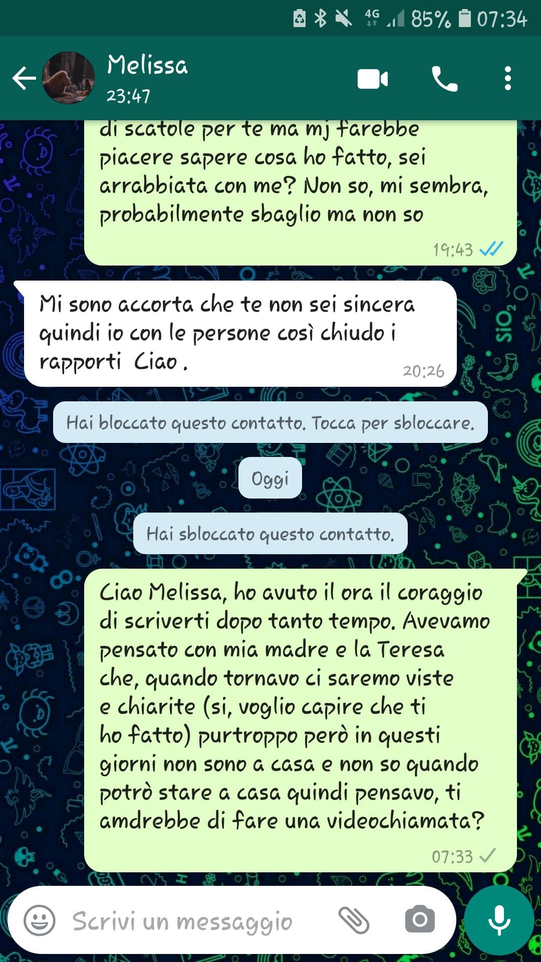 Ecco cosa faccio nel viaggio tra casa e ospedale, ora aspetto risponda...