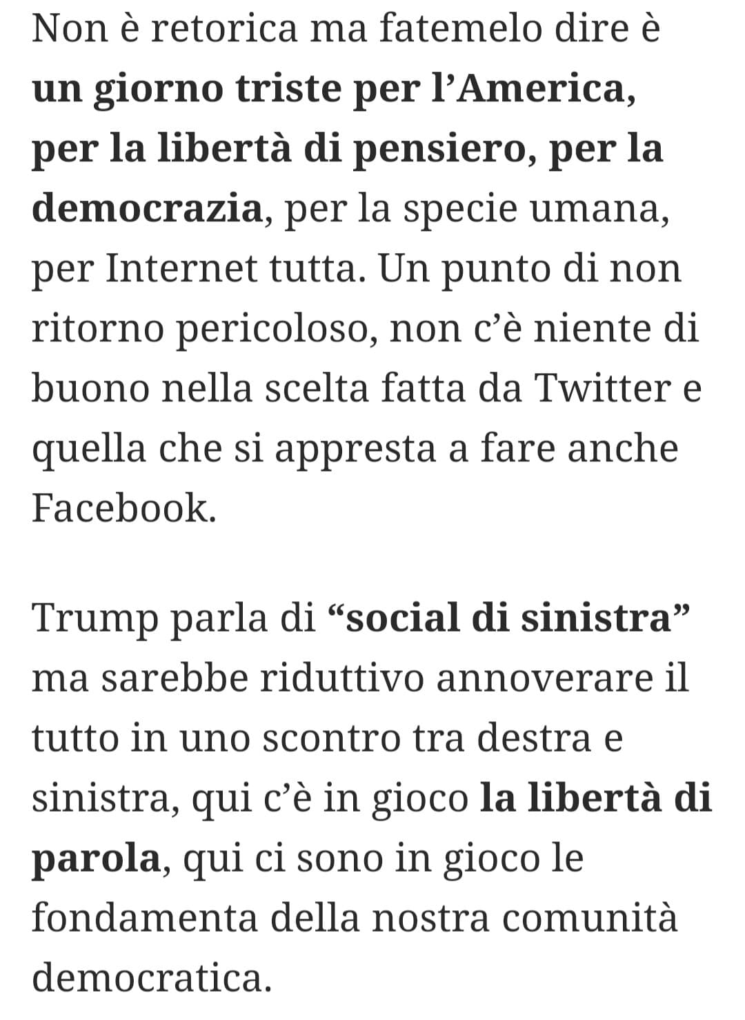 Benvenuto comunismo, benvenuta dittatura mediatica, arrivederci libertà di parola e pensiero ??... ??➡️??