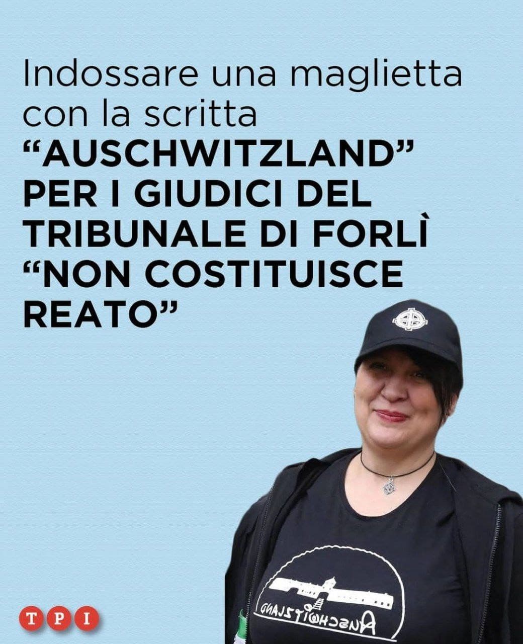 Minchia ci mancherebbe solo che fosse reato indossare una maglietta di cattivo gusto lol 