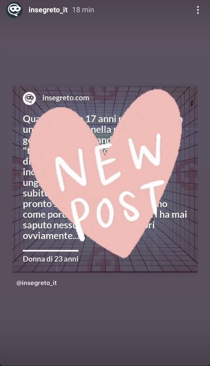 Insegreto, non sei una chica mala né tantomeno un influencer, quindi smettila di darti arie