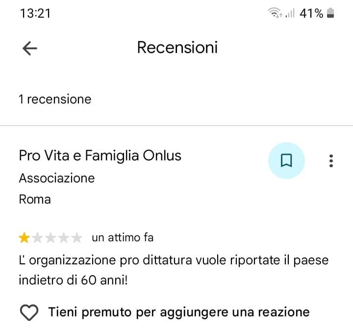 La descrizione perfetta dei Pro vita&famiglia