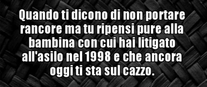 Era un bambino ed è successo nel 2008, nel 2009, nel 2010 e anche un po' dal 2011 al 2015.