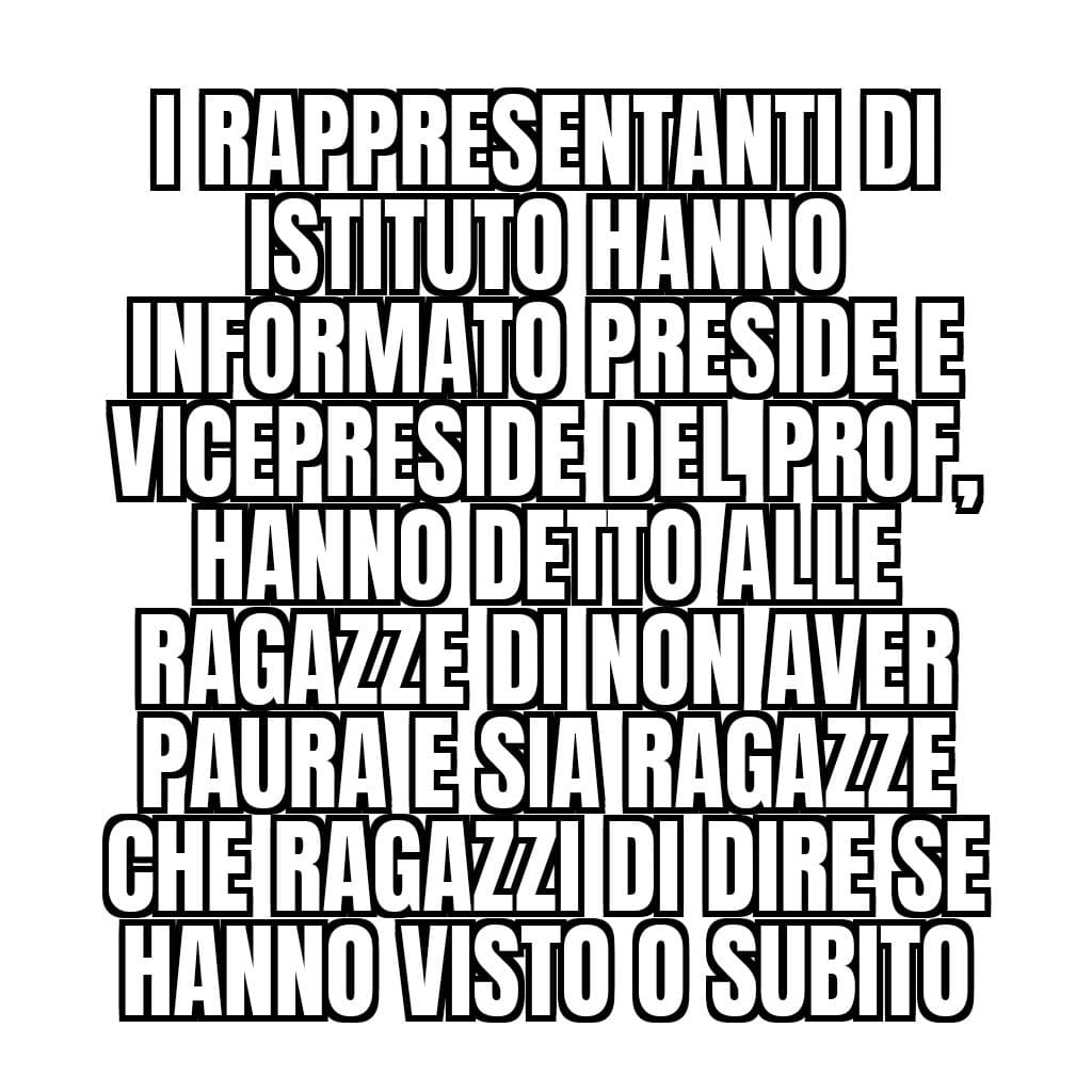 In merito a quello che è successo ieri