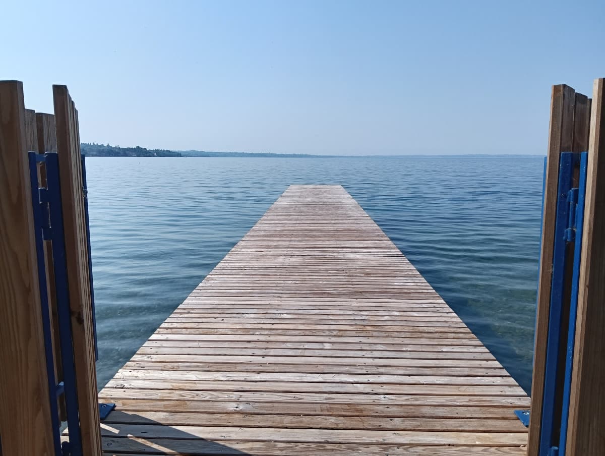 Oggi al lago di Garda