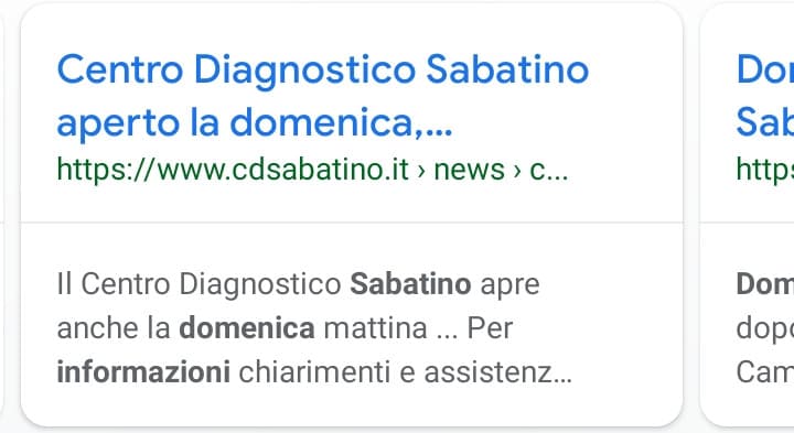 se si chiama Sabatino Non può essere aperto domenica.