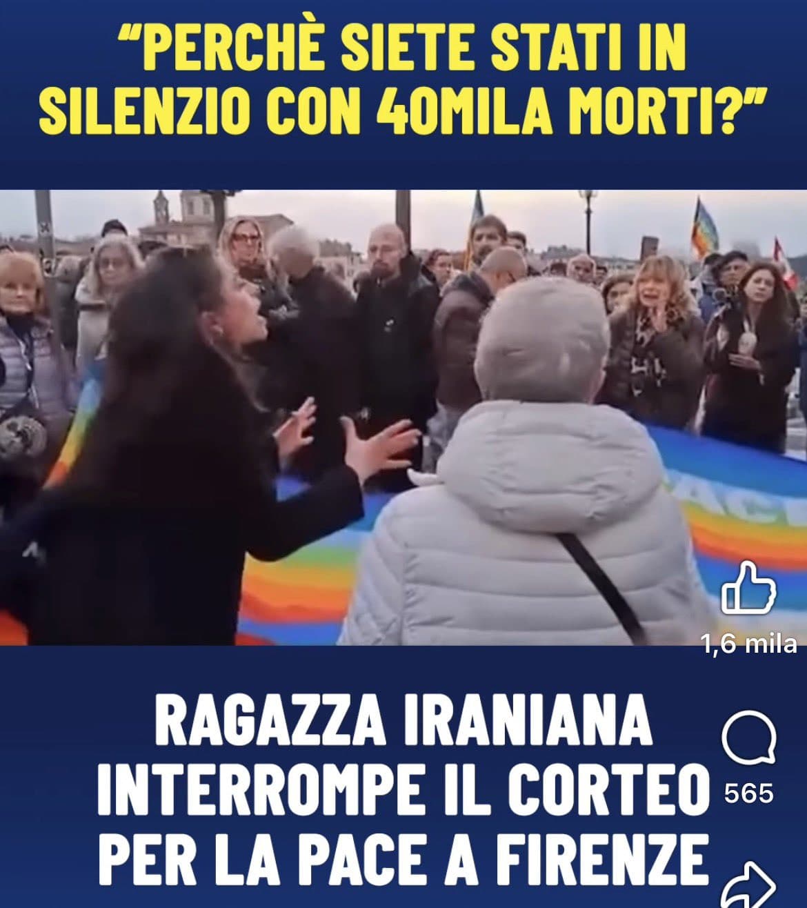 Già dove eravate ipocriti di sinistra che scendete in piazza a difendere un regime omofobo, misogino, razzista e fascista?