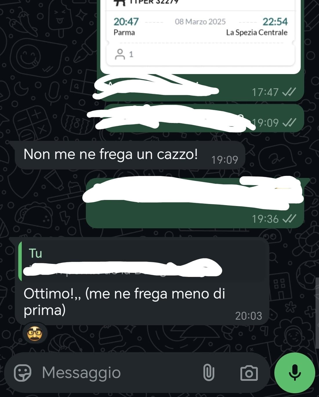 semplicemente mio padre ❤️ (o mi risponde con👍🏻👍🏻 o mi bullizza) 