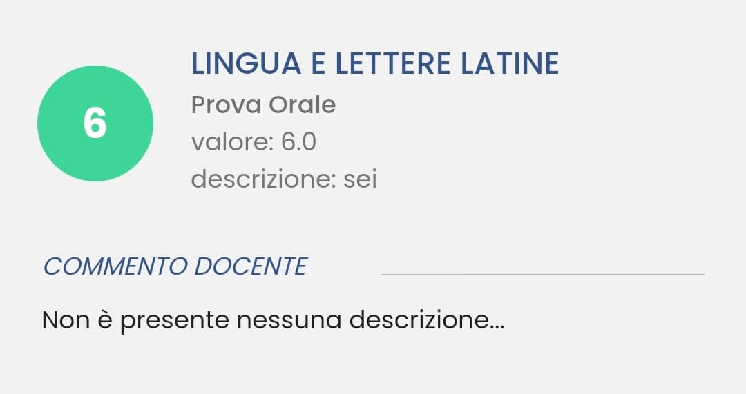 non ci credo è la prima volta che prendo una sufficienza in latino 