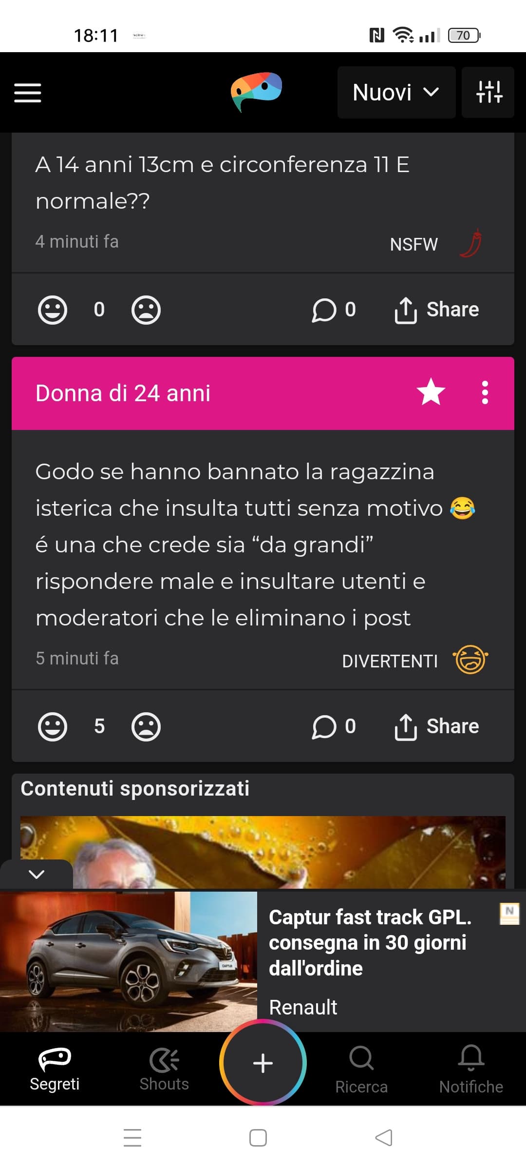 No no no cos'è successo?