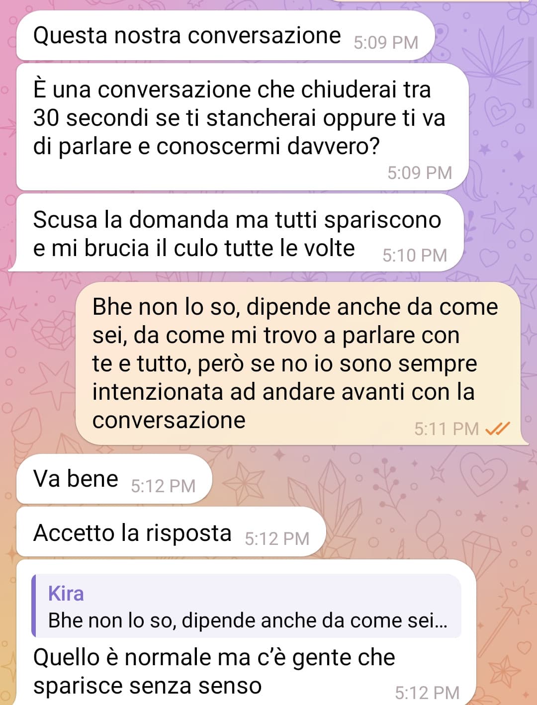 Questo ieri sera