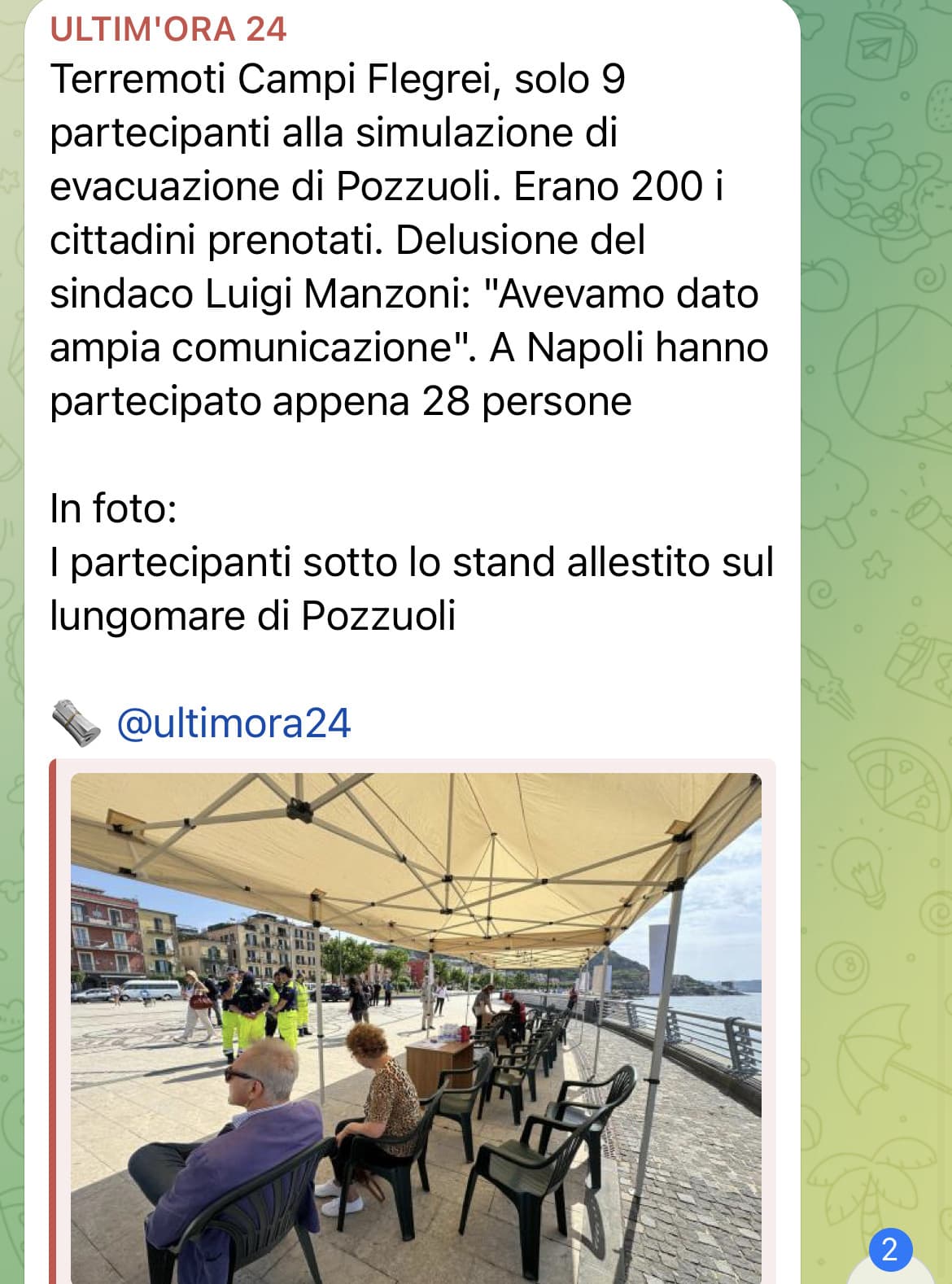 L’ennesima vergogna di questa terra… ovviamente sapete che se succede qualcosa di serio chi non ha partecipato merita di non ricevere nessun aiuto