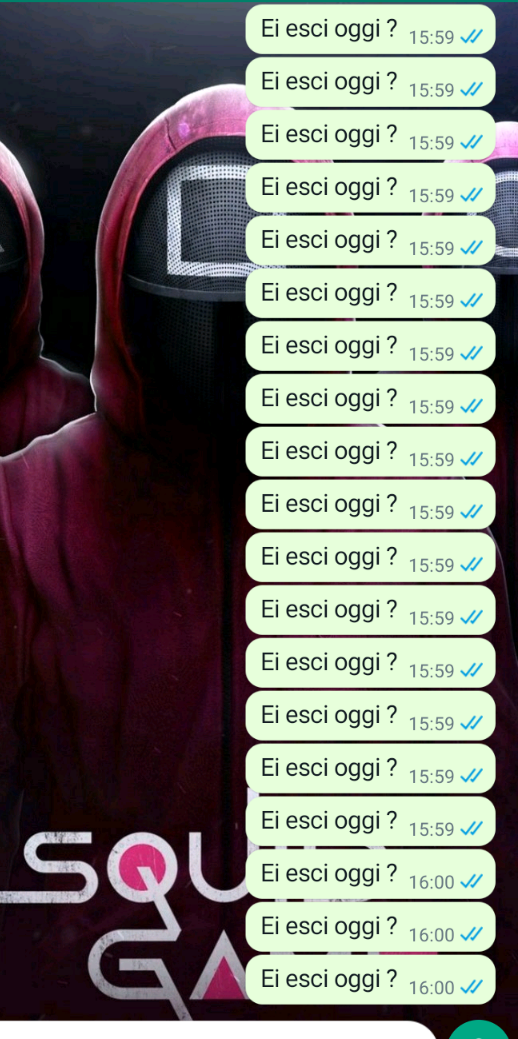 Ei esci oggi ?