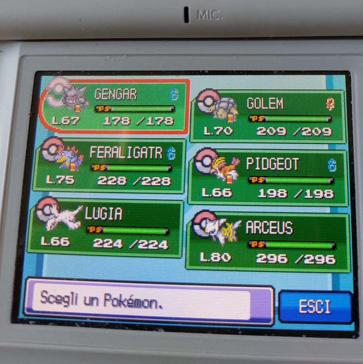 quant'è difficile livellare su soulsilver... 