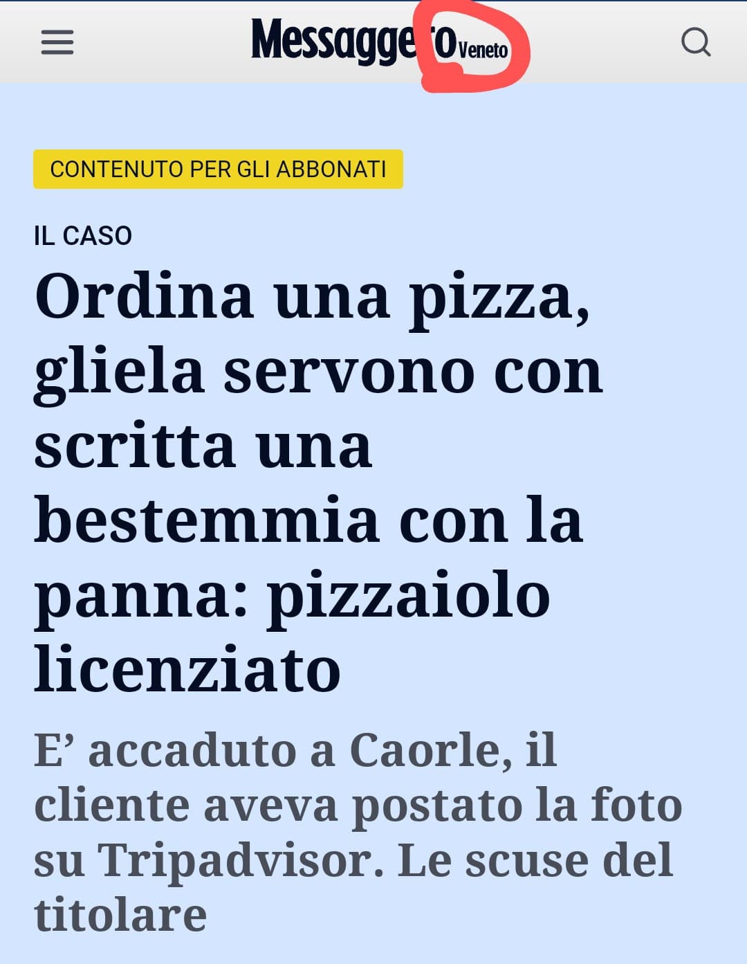 Questo pizzaiolo ha la mia stima