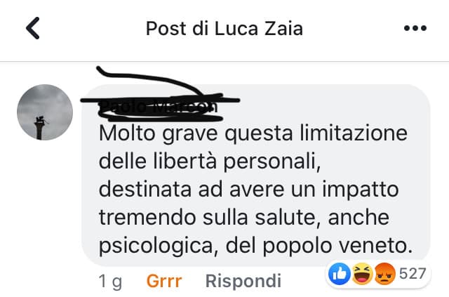 Andate sulla pagina di Luca Zaia cercate la foto del decreto pubblicata e nei commenti scannate sto demente! Purtroppo non posso mettere nome e cognome qua